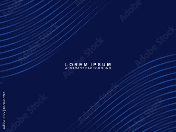 Fototapeta Futuristic blue background digital technology, cyber nano information, abstract communication, future technology data innovation, internet network speed connection.