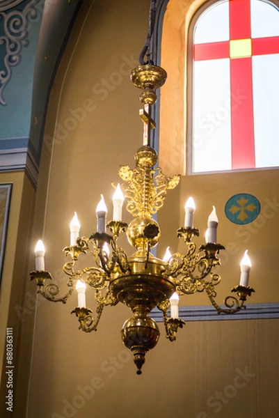 Fototapeta interior of the Greek Catholic Church..