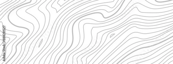 Fototapeta Contour background. Topographic map pattern background. Abstract wavy lines background. Background with topographic contours. Topographic contour map background.