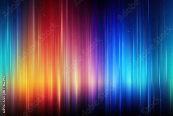 Fototapeta Vibrant, multicolored light streaks, colorful spectrum background displaying the dispersion of light