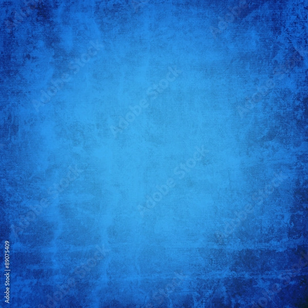 Fototapeta Textured blue  background