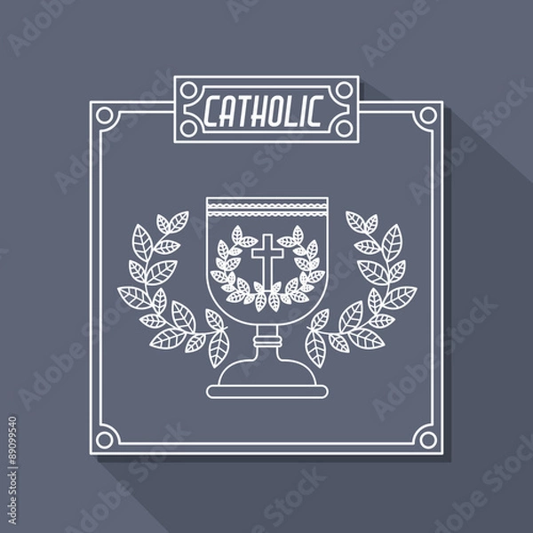 Fototapeta Catholic design