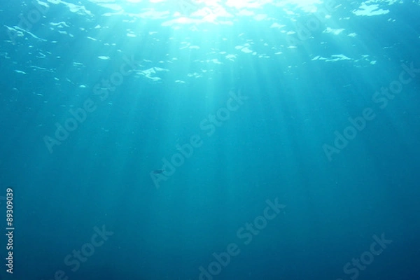 Fototapeta Blue water background