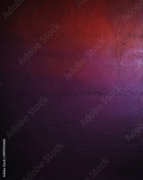 Fototapeta red to purple color gradient grungy texture background copy space design