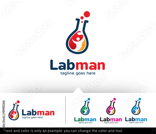 Fototapeta Labman Logo Template Design Vector