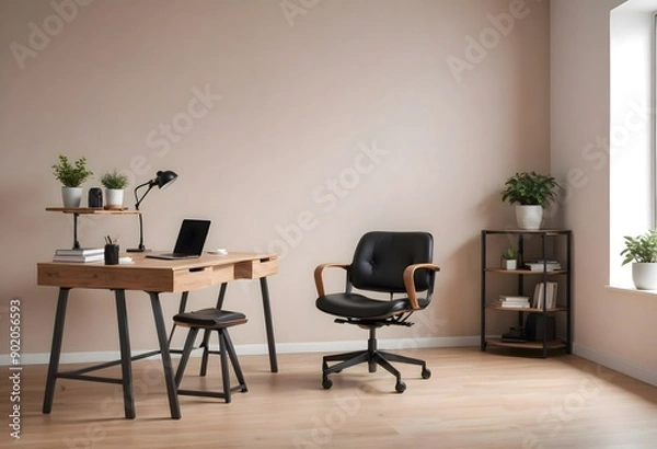 Obraz Minimalist and modern office interior