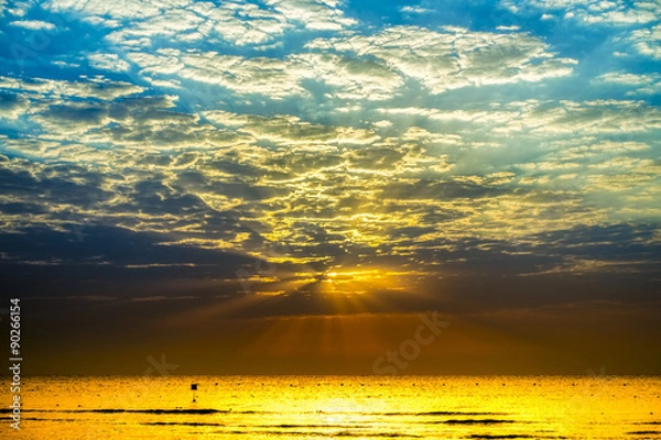 Fototapeta Sunrise in Hurghada / Makadi Bay - Red Sea, Egypt