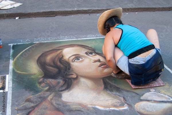 Fototapeta Firenze Artisti di strada