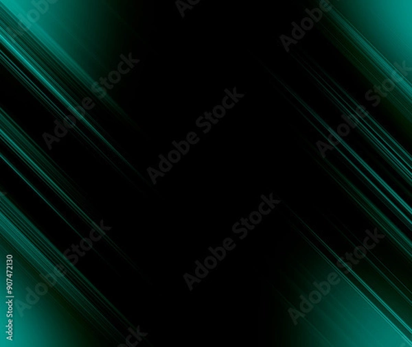 Fototapeta Background black and green dark are light with the gradient is the Surface with templates metal texture soft lines tech gradient abstract diagonal background silver black sleek with gray.