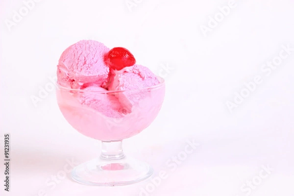 Fototapeta Strawberry Ice Cream