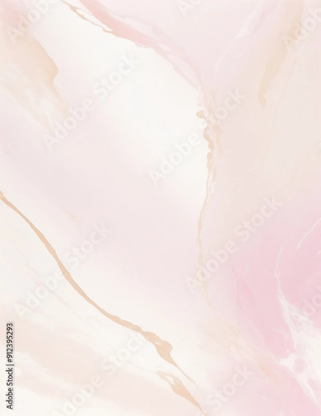 Fototapeta abstract watercolor background with space - abstract pink waves background - Generative AI