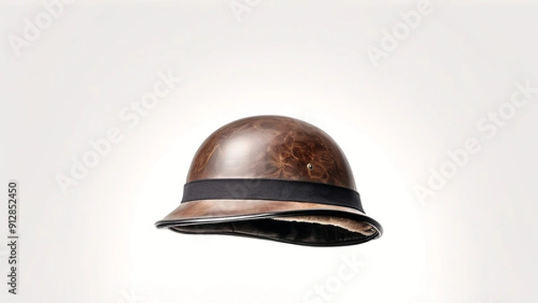 Fototapeta army hat isolated on white background