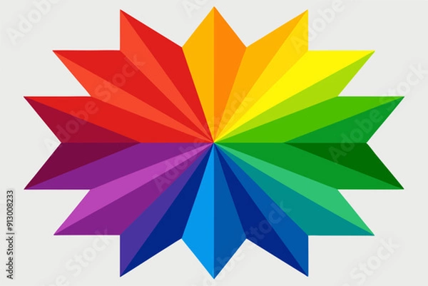 Fototapeta Colorful rainbow wallpaper