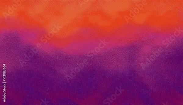 Fototapeta Noise texture colored abstract background purple red orange, generative ai