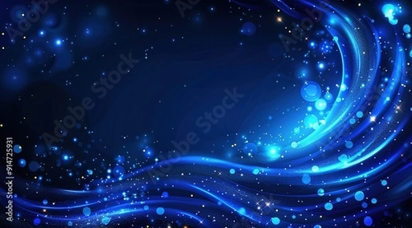 Obraz abstract blue background