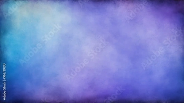 Fototapeta Soft gradient background in blue and purple hues for creative design