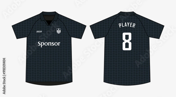 Fototapeta Soccer jersey sublimation for design