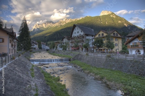 Fototapeta Moena Dolomiti