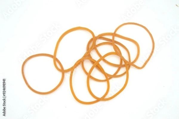 Fototapeta Yellow rubber bands