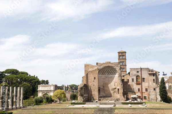 Fototapeta Temple de Vénus et Rome, rome