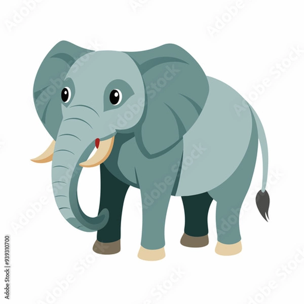 Fototapeta Elephant vector illustration