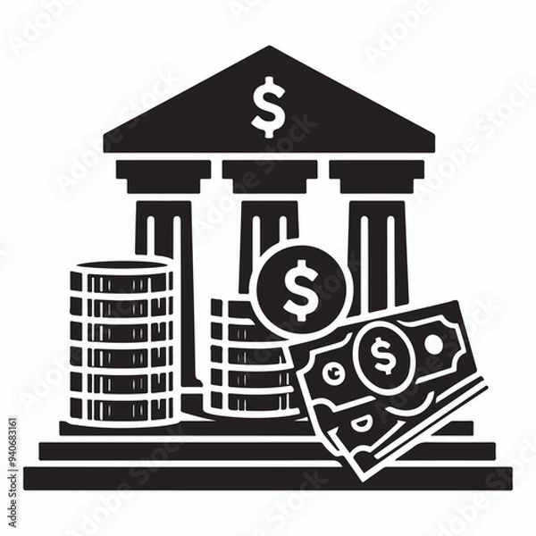 Fototapeta money icon