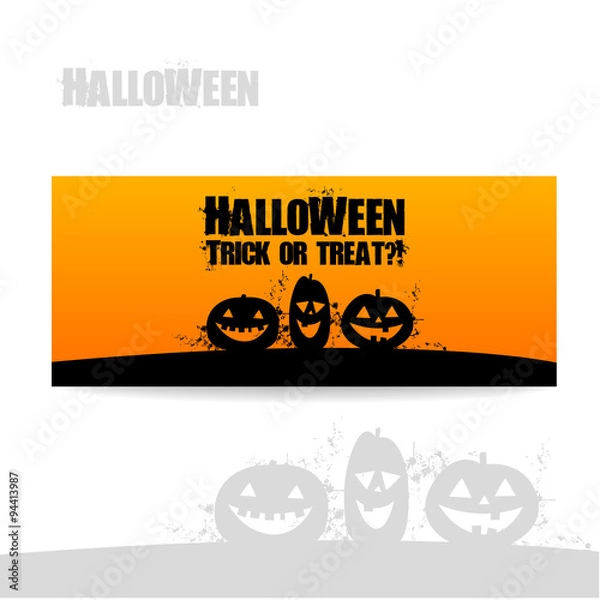 Fototapeta Halloween banner