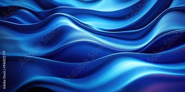 Fototapeta Abstract Blue Waves