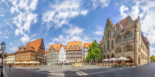 Fototapeta Hildesheim, stare miasto