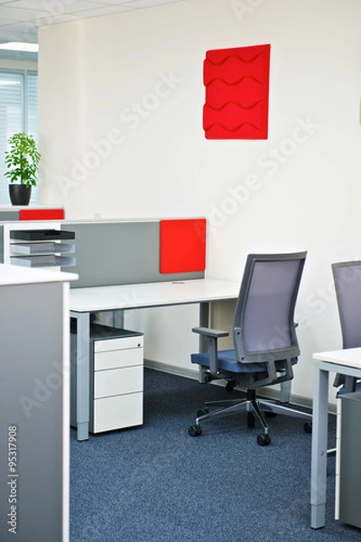 Fototapeta New ideas of modern office interior.