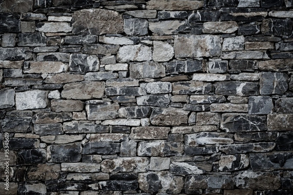 Fototapeta wall of stones as a texture