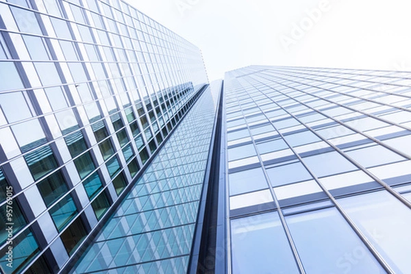 Fototapeta Hochhaus, modernes Gebäude in Deutschland