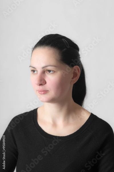 Fototapeta woman with brown eyes