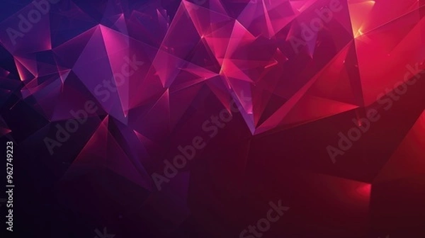 Fototapeta Abstract red purple line effect on surface of modern template design express seamless style scene. Digital form of object scenery in contemporary pattern perfect for wallpaper and background. AIG51.