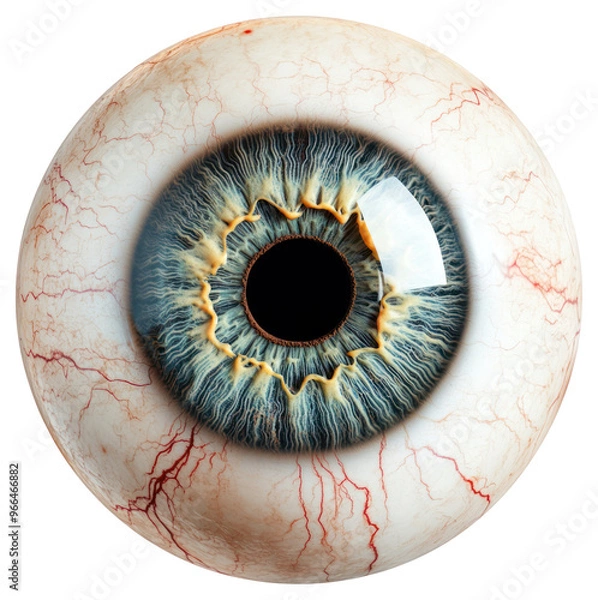 Obraz PNG Dreamcore eyeball iris art illustration.