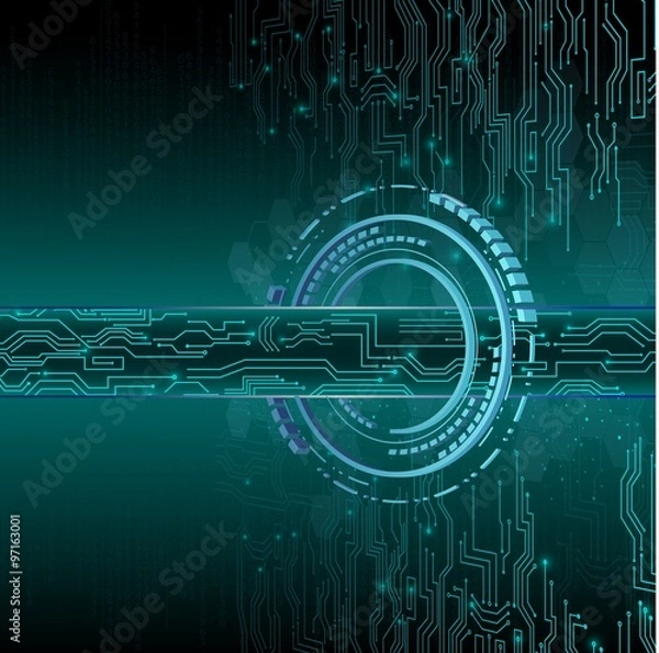 Fototapeta Abstract technology background