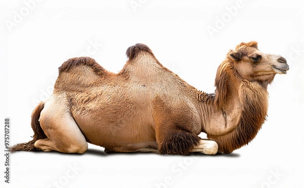 Fototapeta Camel on a white background