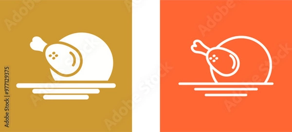 Fototapeta Food Vector Icon