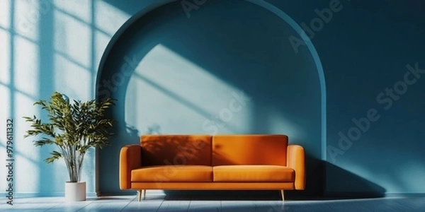 Fototapeta Contemporary Living Room