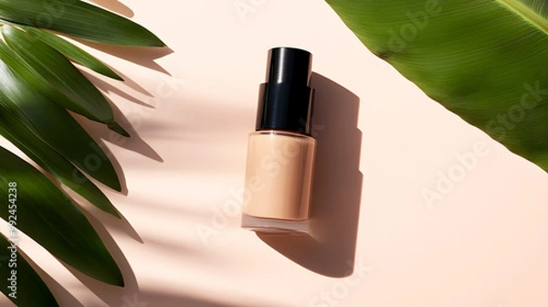 Fototapeta Foundation with SPF for Everyday Sun Protection