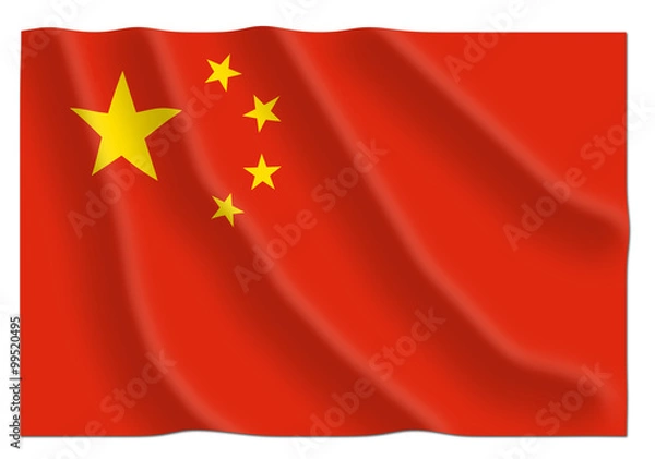 Fototapeta chinese flag