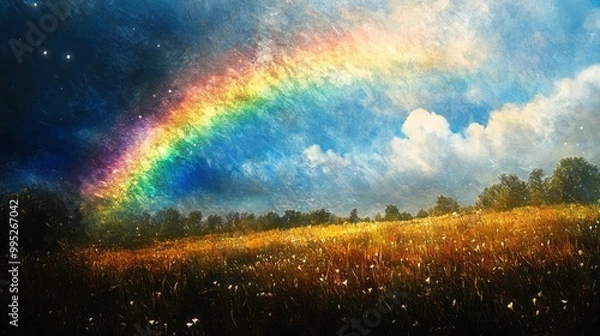 Fototapeta end of the rainbow 