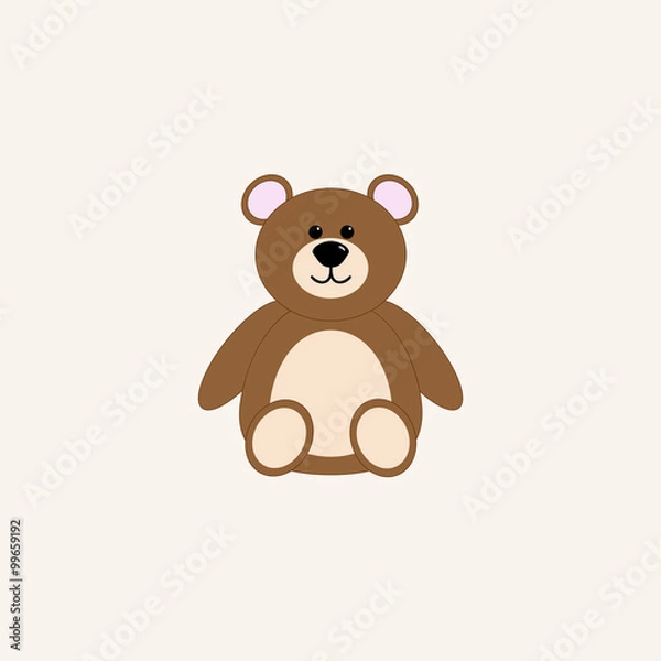 Fototapeta  Teddy Bear illustration 