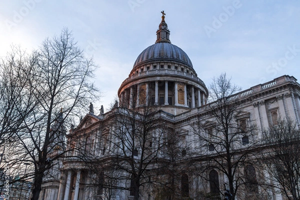 Fototapeta Winter in London's City