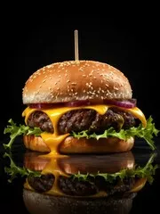 Obraz Apetyczny hamburger