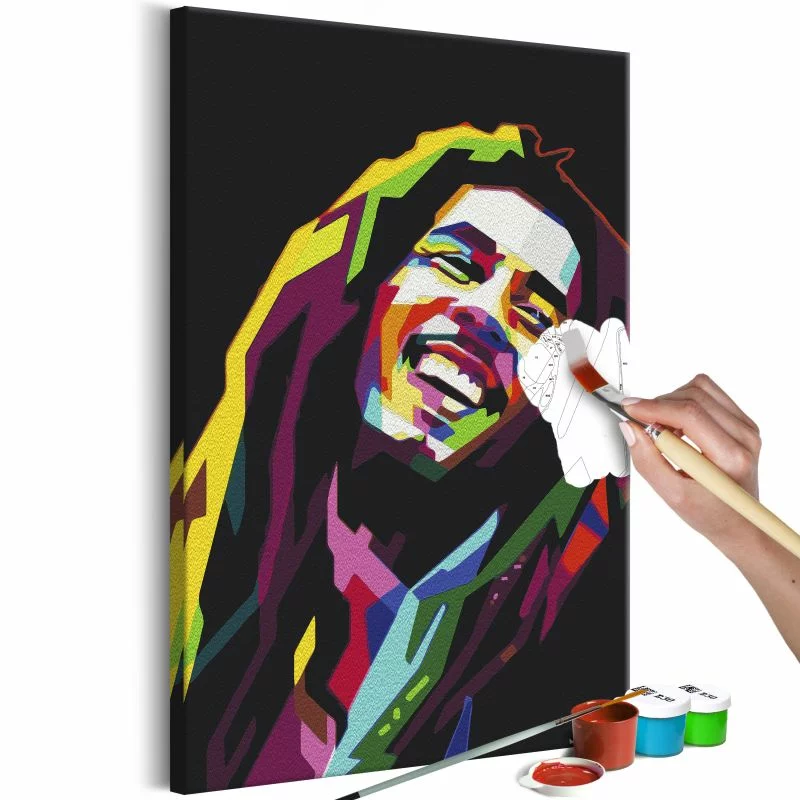 Obraz do samodzielnego malowania - Bob Marley - obrazek 1