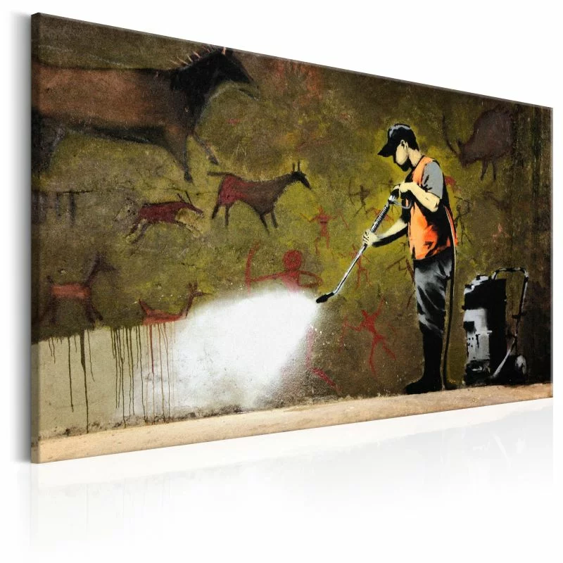 Obraz - Cave Painting by Banksy - obrazek 1