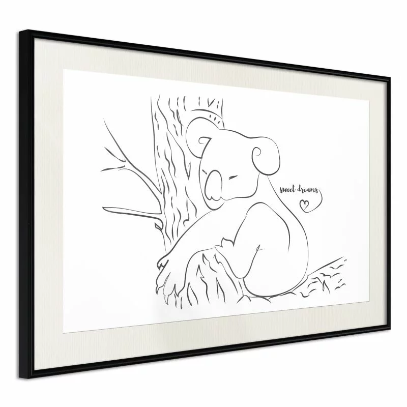 Plakat - Odpoczywający koala - obrazek 1