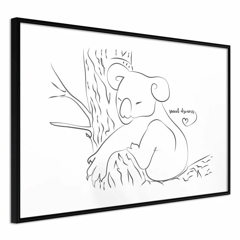 Plakat - Odpoczywający koala - obrazek 1
