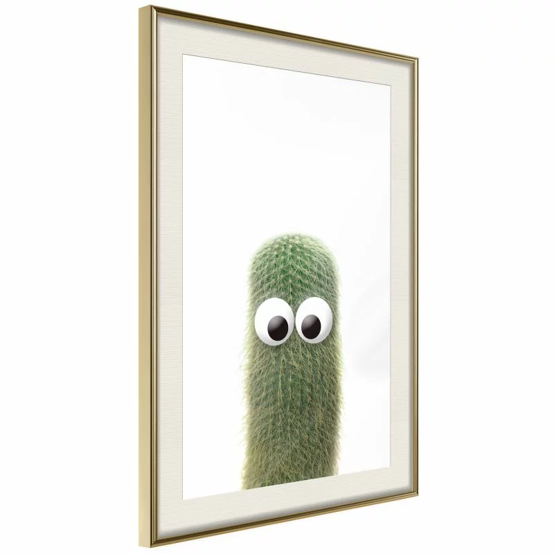 Plakat - Śmieszny kaktus IV - obrazek 1